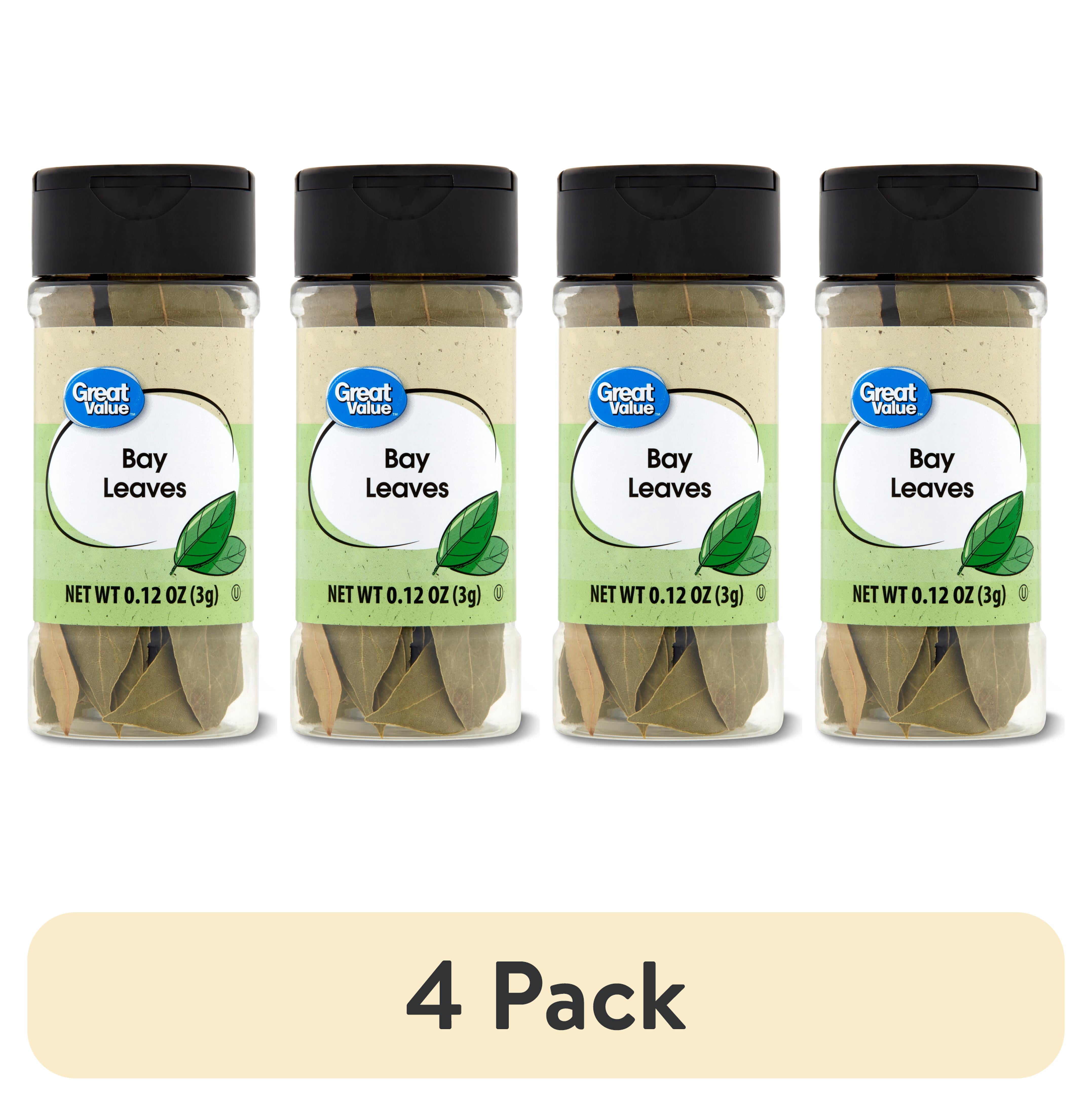 (4 pack) Great Value Bay Leaves, 0.12 oz