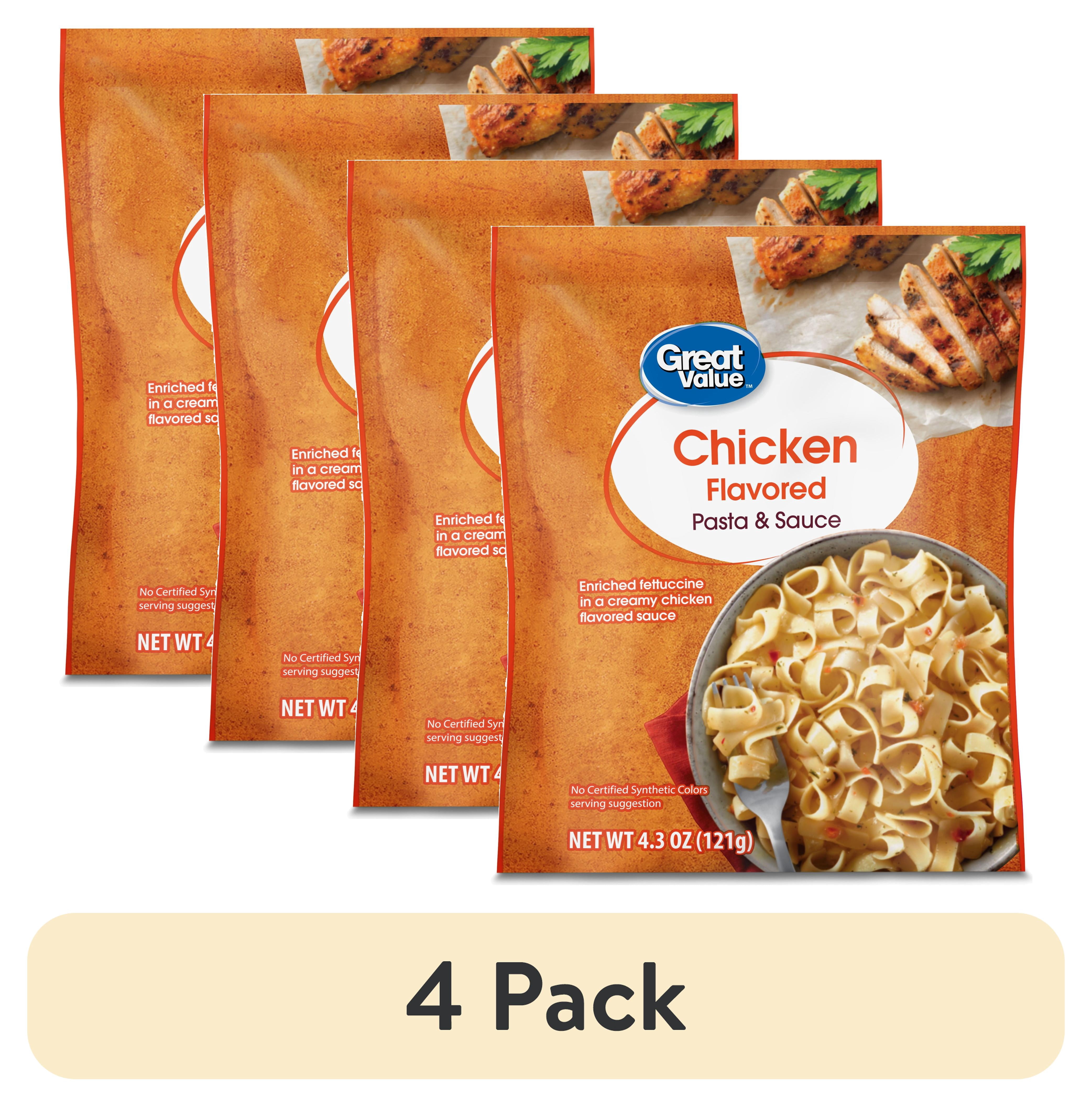 ෆ˚*PASTA〜ෆ˚*さま専用ページ Great Value Chicken Flavored Pasta, Creamy Sauce, 4.3 oz Shelf