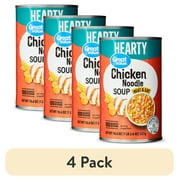 (4 pack) Great Value Chicken Noodle Soup, 18.6 oz Can