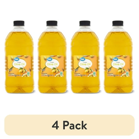 (4 pack) Great Value Classic Olive Oil for Cooking 101 fl oz