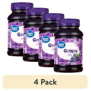 (4 pack) Great Value Concord Grape Jelly, 30 oz