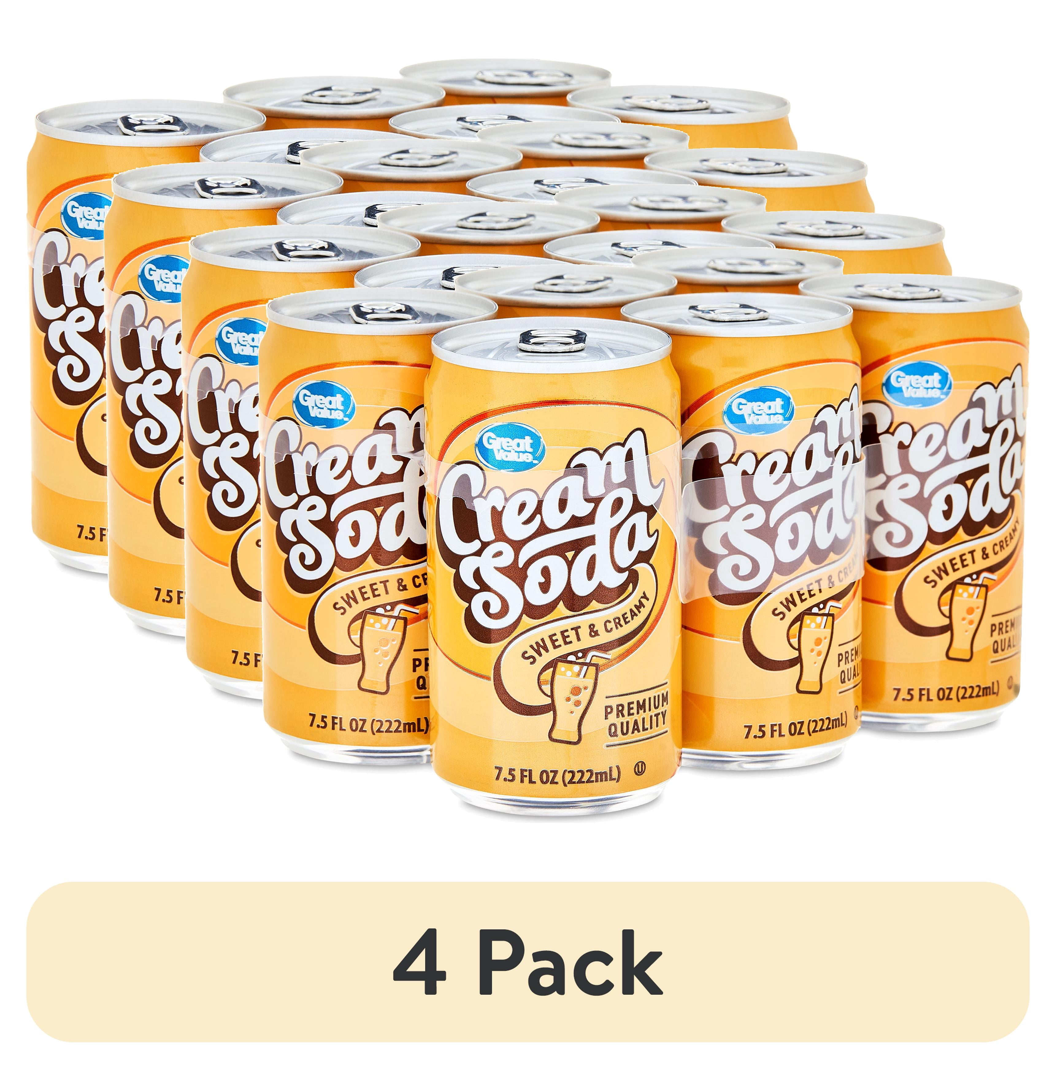 4-pack-Great-Value-Cream-Soda-