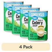 (4 pack) Great Value Cream of Celery Condensed Soup, 10.5 oz