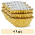 thumbnail image 1 of (4 pack) Great Value Cupcake Liners, Gold, 48 Count, 1 of 7