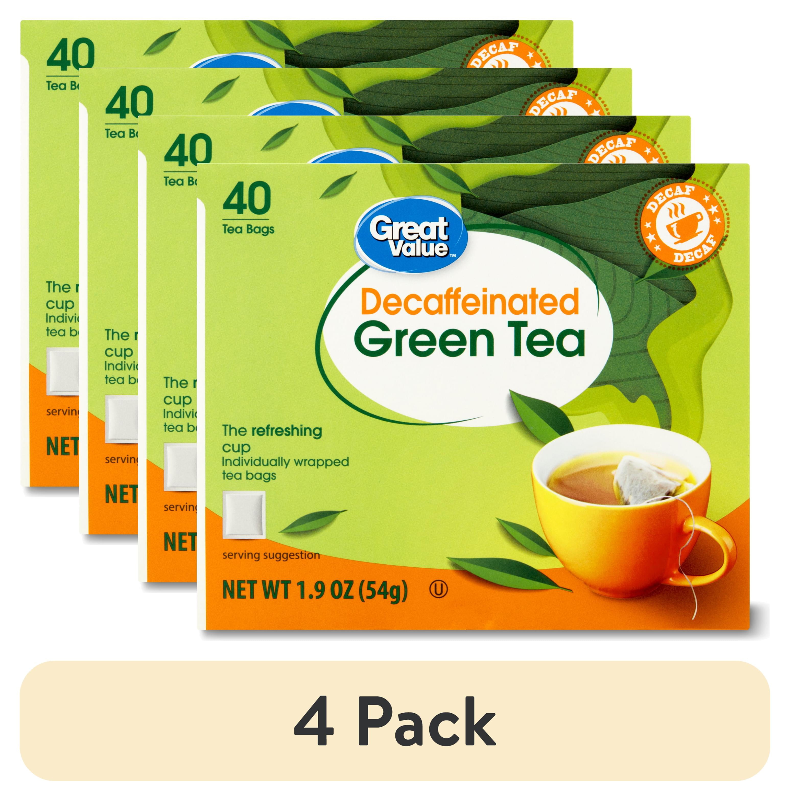 Great Value Decaf Green Tea Bags for Breakroom Kitchen - Walmart