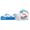 thumbnail image 1 of (4 pack) Great Value Disposable Paper Plates, 10", White, 100 Count, 1 of 6