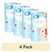 (4 pack) Great Value Instant Oats Tube, 18 oz