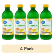 (4 pack) Great Value Lemon Juice, 15 fl oz