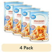 (4 pack) Great Value Macaroni & Beef, 15 oz