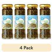 (4 pack) Great Value Nonpareille Capers Glass Jar, 3 fl oz