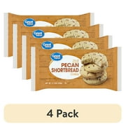 (4 pack) Great Value Pecan Shortbread Cookies, 11.3 oz