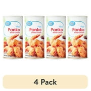 (4 pack) Great Value Plain Panko Bread Crumbs, 8 oz