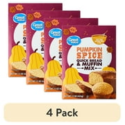 (4 pack) Great Value Pumpkin Spice Quick Bread & Muffin Mix, 15 oz