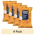 thumbnail image 1 of (4 pack) Great Value Ripple Cheddar and Sour Cream Potato Chips, 8 oz Bag, 1 of 11