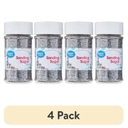 (4 pack) Great Value Silver Sanding Sugar, 3.3 oz
