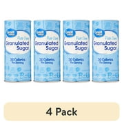 (4 pack) Great Value Sugar Cannister, 20 oz