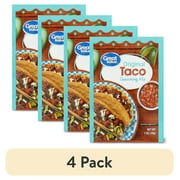 (4 pack) Great Value Taco Seasoning Mix, Original, 1 oz