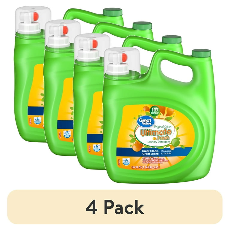pack) Great Value Ultimate Fresh Laundry Detergent, Original