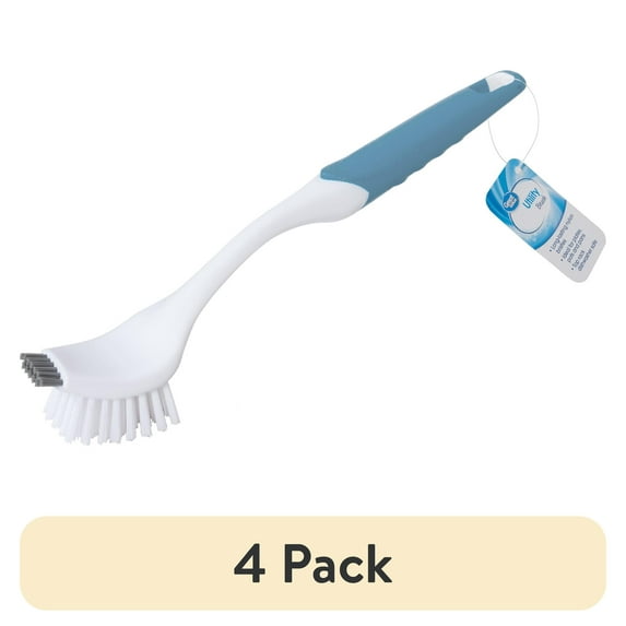 (4 pack) Great Value Utility Brush, White