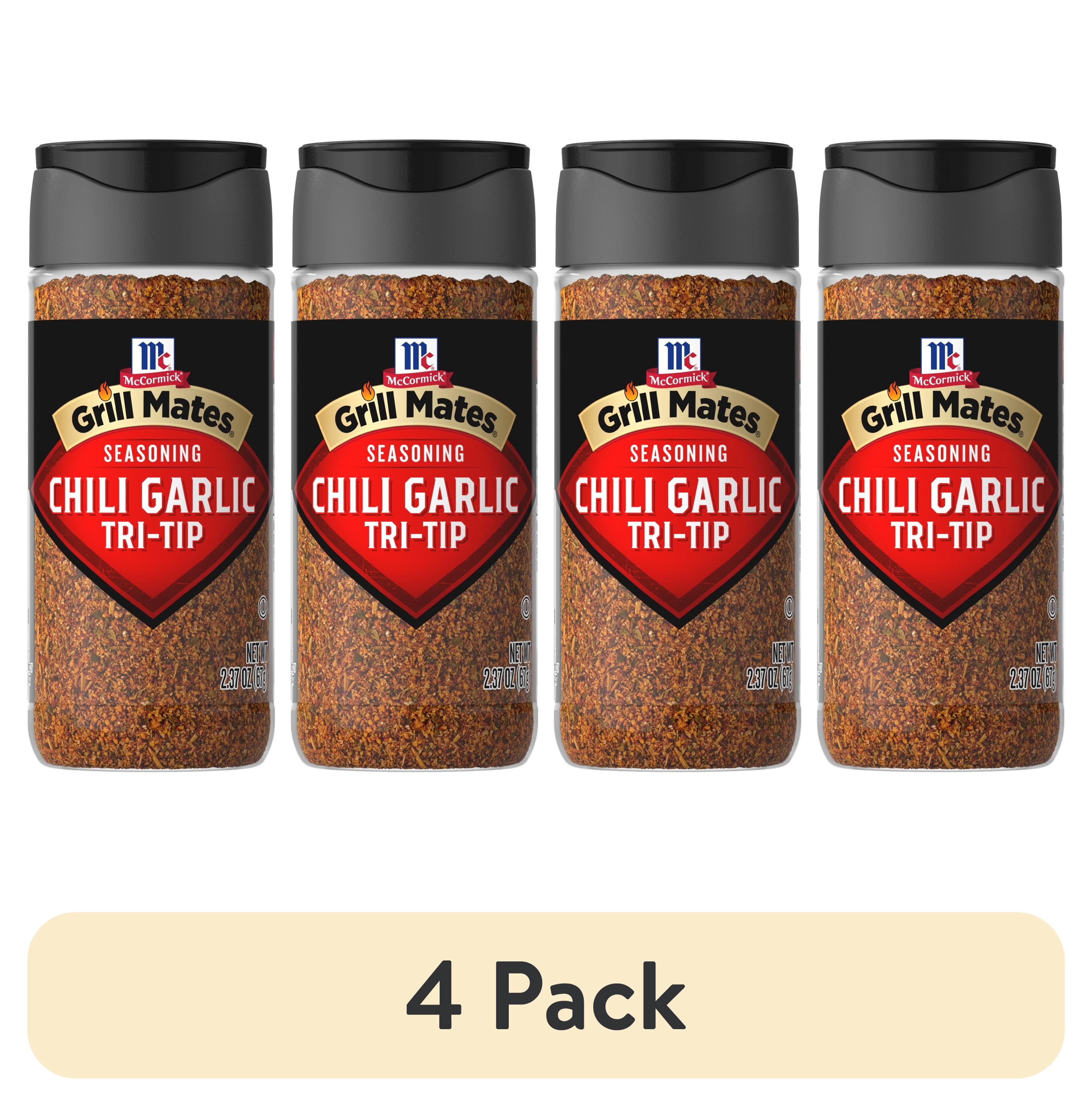 (4 pack) Grill Mates Steak Seasoning, Tri Tip, 2.37 oz Bottle
