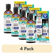 (4 pack) GuruNanda Oil Pulling with Cocomint & Essential Oils & Vitamins D, E, K2 - Travel Size - 3 Fl oz