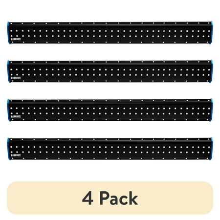 (4 pack) HART 35" Garage Storage Rail, Compatible with All HART Storage Hooks, New Condition