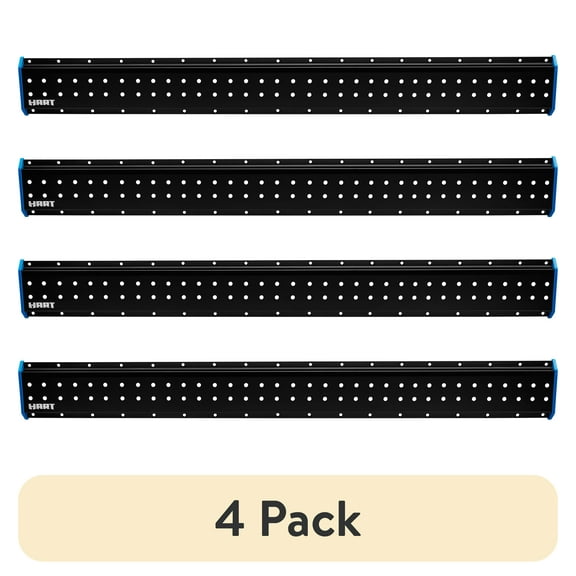 (4 pack) HART 35" Garage Storage Rail, Compatible with All HART Storage Hooks, New Condition