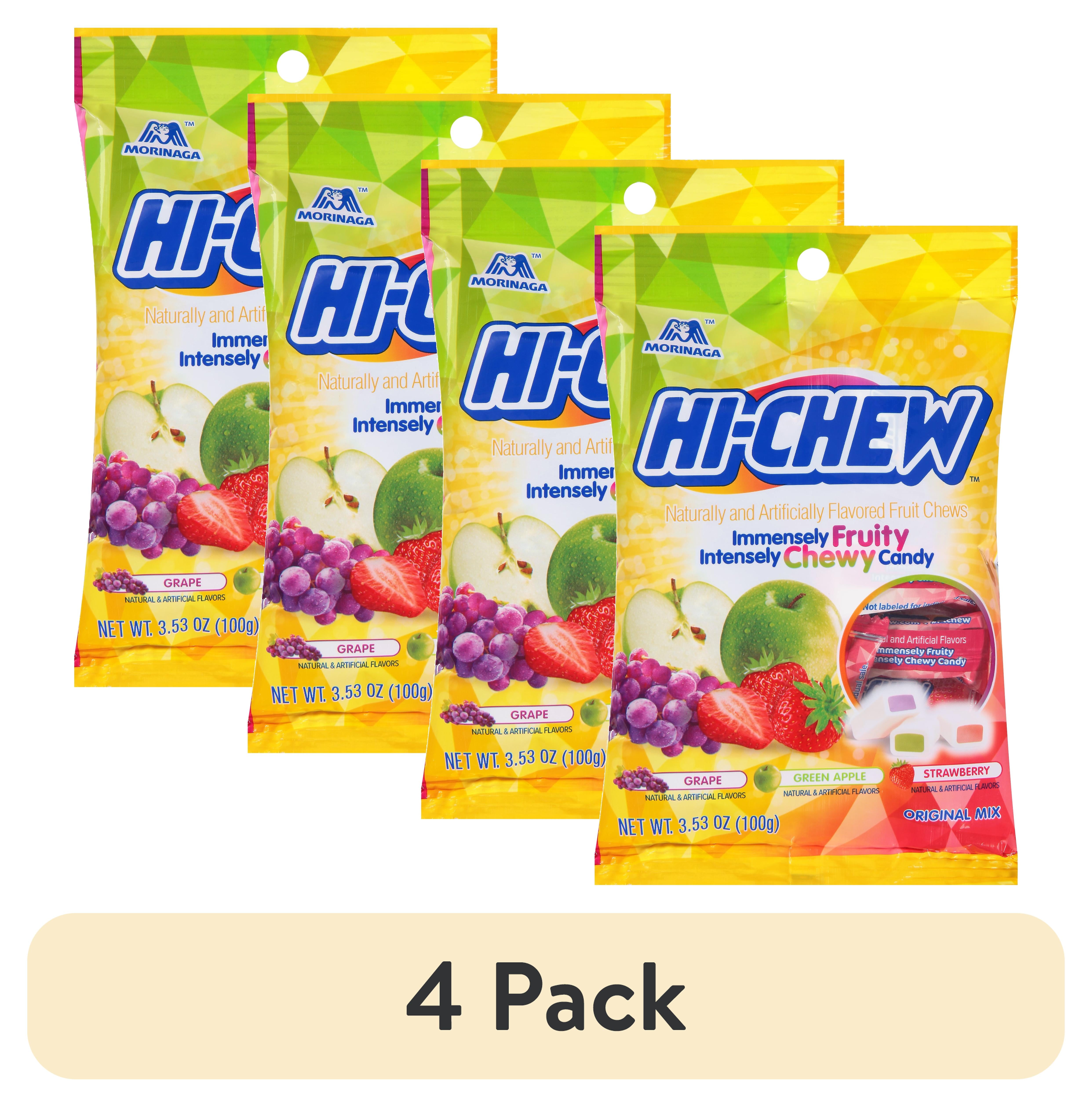 HI-CHEW Original Mix Chewy Candy Bag: 3.53oz (Strawberry HI-CHEW Original Mix Chewy Candy Bag: 3.53oz (Strawberry