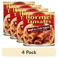 thumbnail image 1 of (4 pack) HORMEL Beef Tamales in Chili Sauce, Shelf-Stable, 15 oz Steel Can, 1 of 16