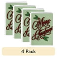 thumbnail image 1 of (4 pack) Hallmark Signature Christmas Card (Merry Christmas Lettering), 1 of 7