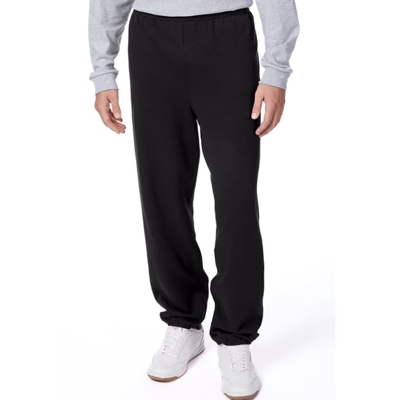 (4 pack) Hanes Men's and Big Men's EcoSmart Fleece Sweatpants, 32" Inseam, Sizes S-3XL