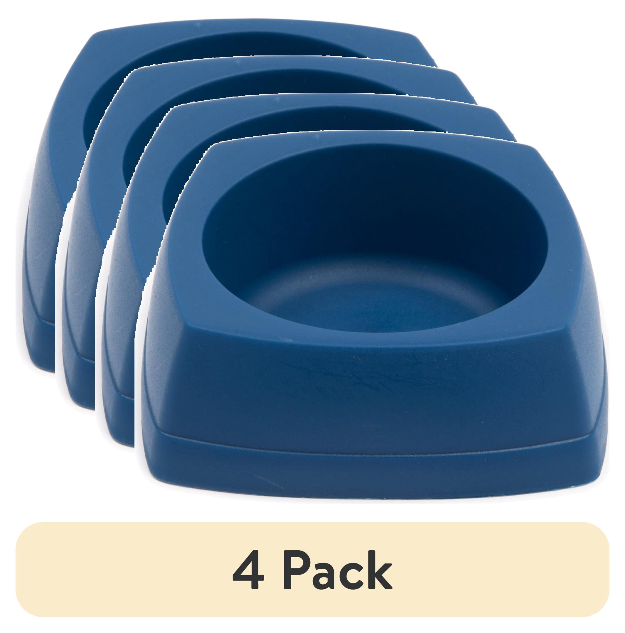 (4 pack) Happy Home Pet Products Small Feeding Dish For Small Animals, 4 oz