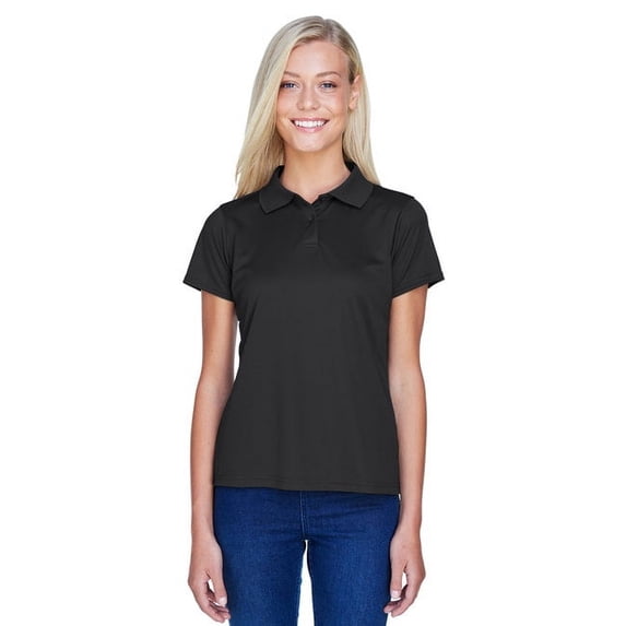 (4 pack) Harriton M315W Ladies 4 oz. Polytech Polo