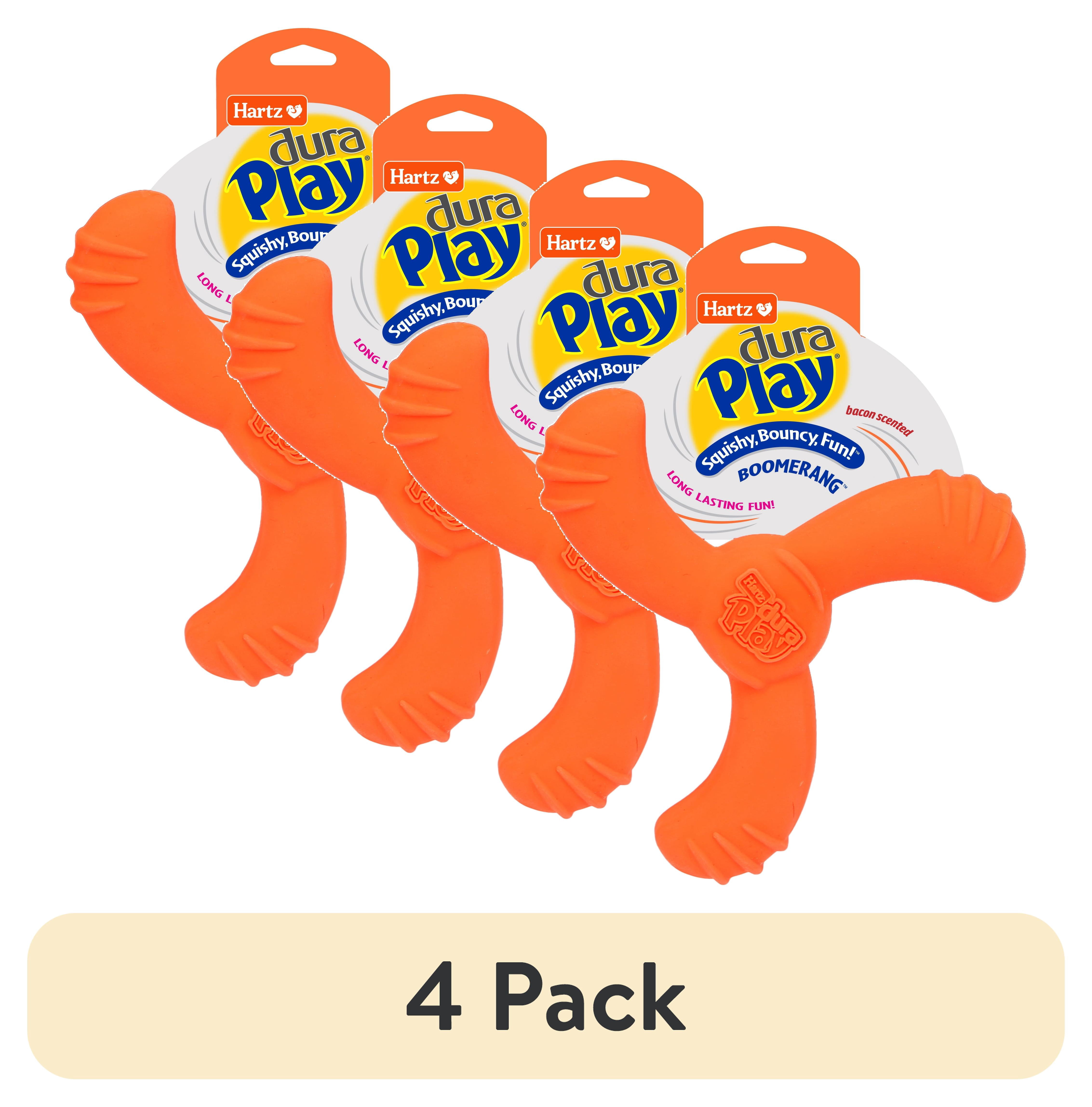 1 pack) Hartz Dura Play Boomerang Dog Toy, Latex, 1 Count