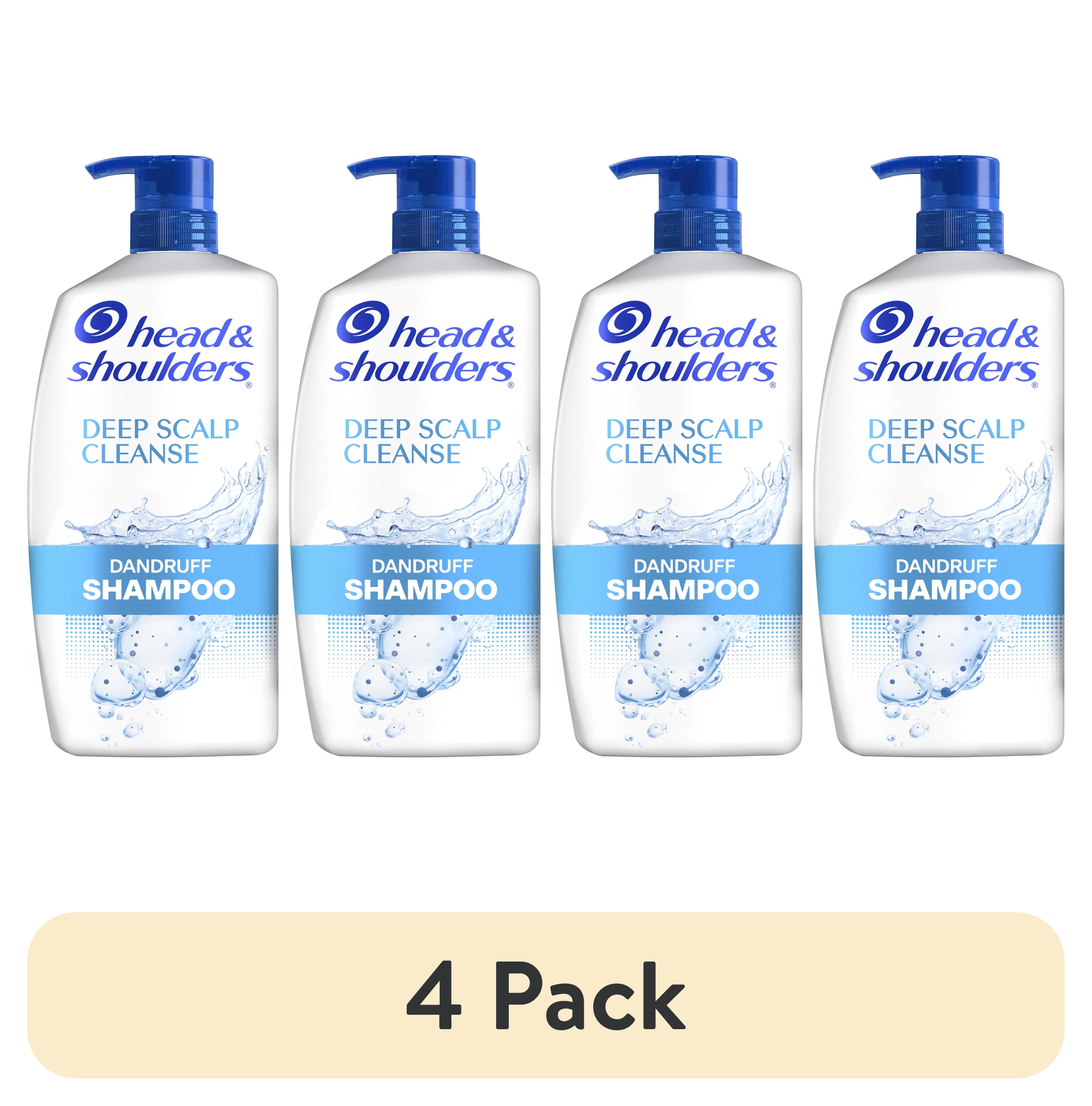 4 pack) Head & Shoulders Dandruff Shampoo, Anti-Dandruff Treatment