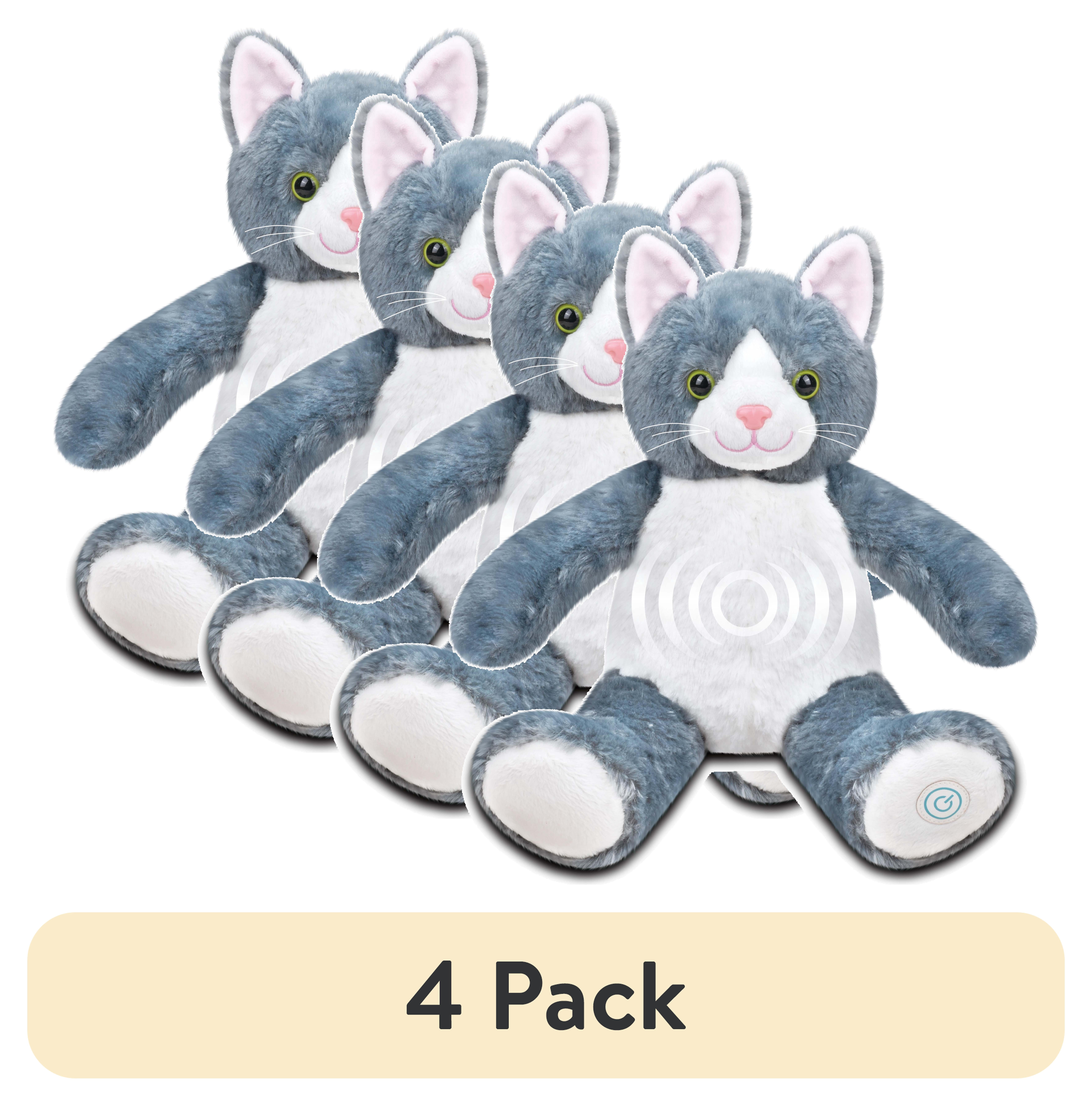 (4 pack) Health Touch Huggable Massager Gift with Relaxing Vibration, for Neck and Back Massager - Cat