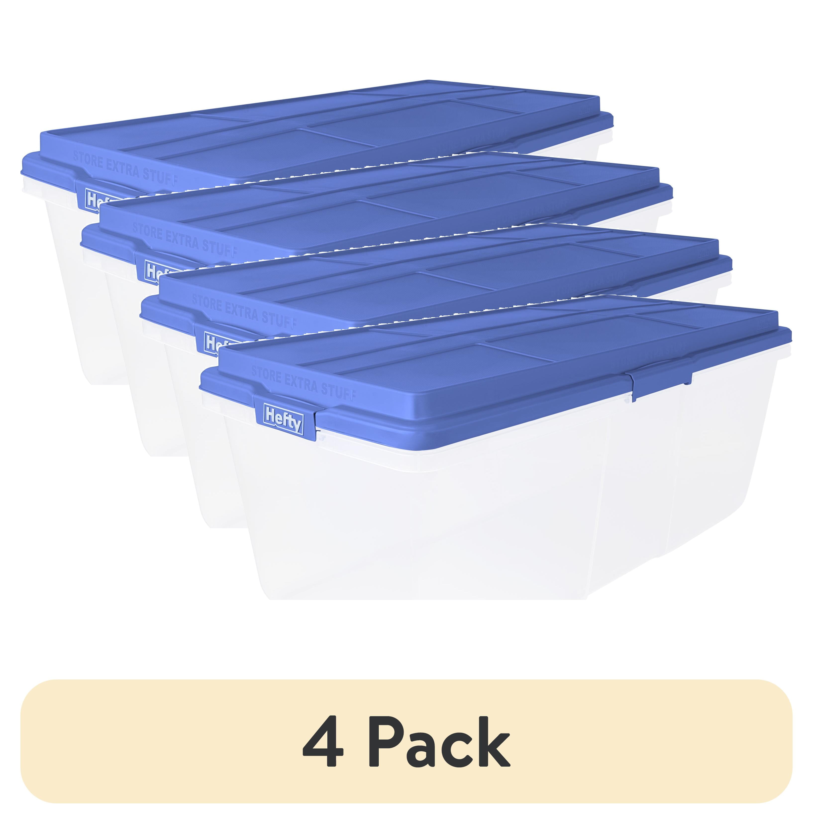 L-100, FRT-4, KT-5600, SL-120 セット販売 4-pack-Hefty-113-Qt-Clear-