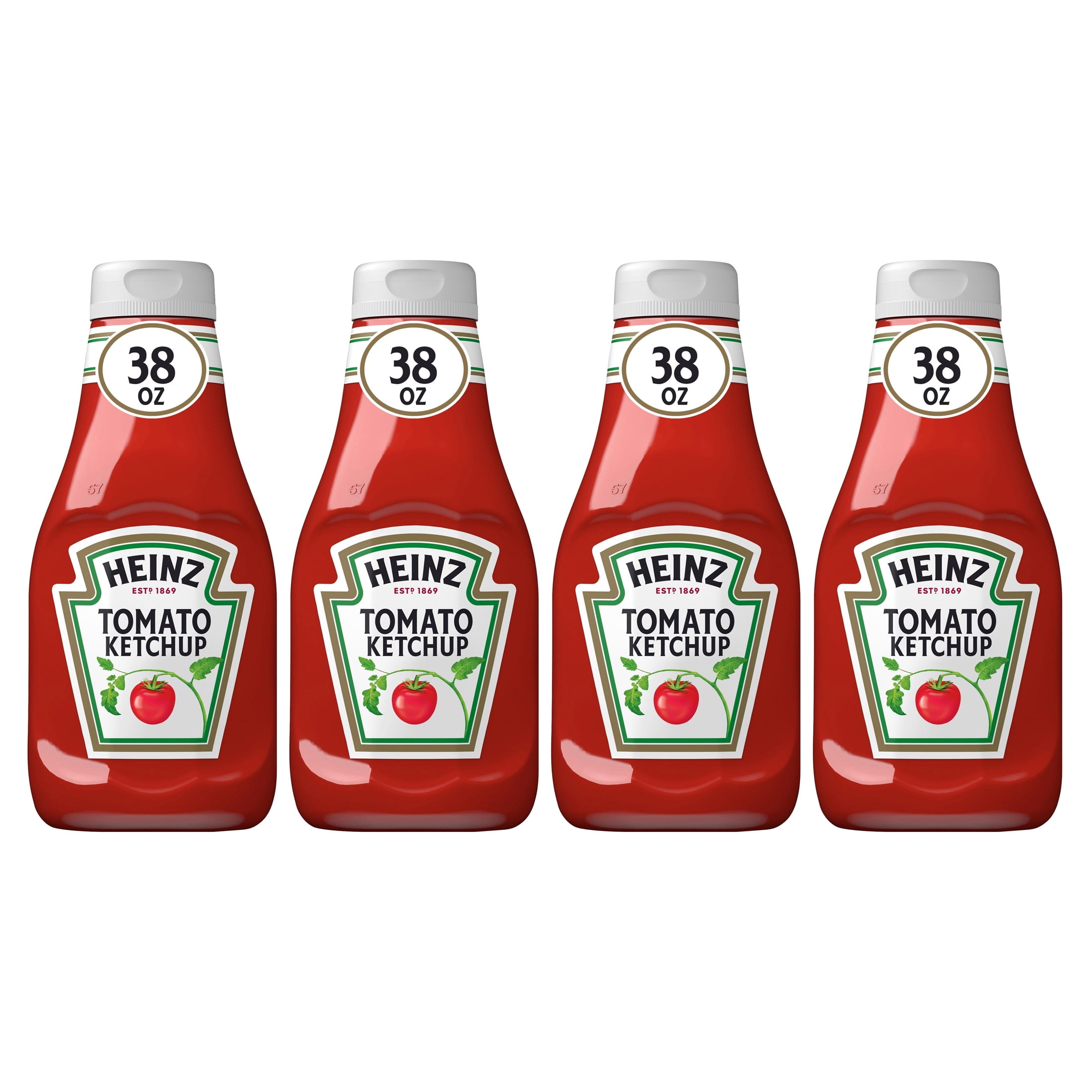 (4 pack) Heinz Tomato Ketchup, 38 oz Bottle