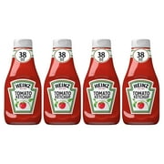 (4 pack) Heinz Tomato Ketchup, 38 oz Bottle