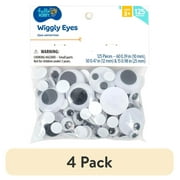 (4 pack) Hello Hobby Assorted Plastic Wiggly Eyes