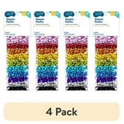 (4 pack) Hello Hobby Assorted Sequins, 10-Pack, Boys and Girls, Child, Ages 6+