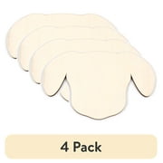 (4 pack) Hello Hobby Dog Wood Shape, Boys and Girls, Child, Ages 3+