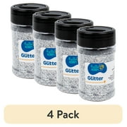 (4 pack) Hello Hobby Holographic Silver Glitter Shaker