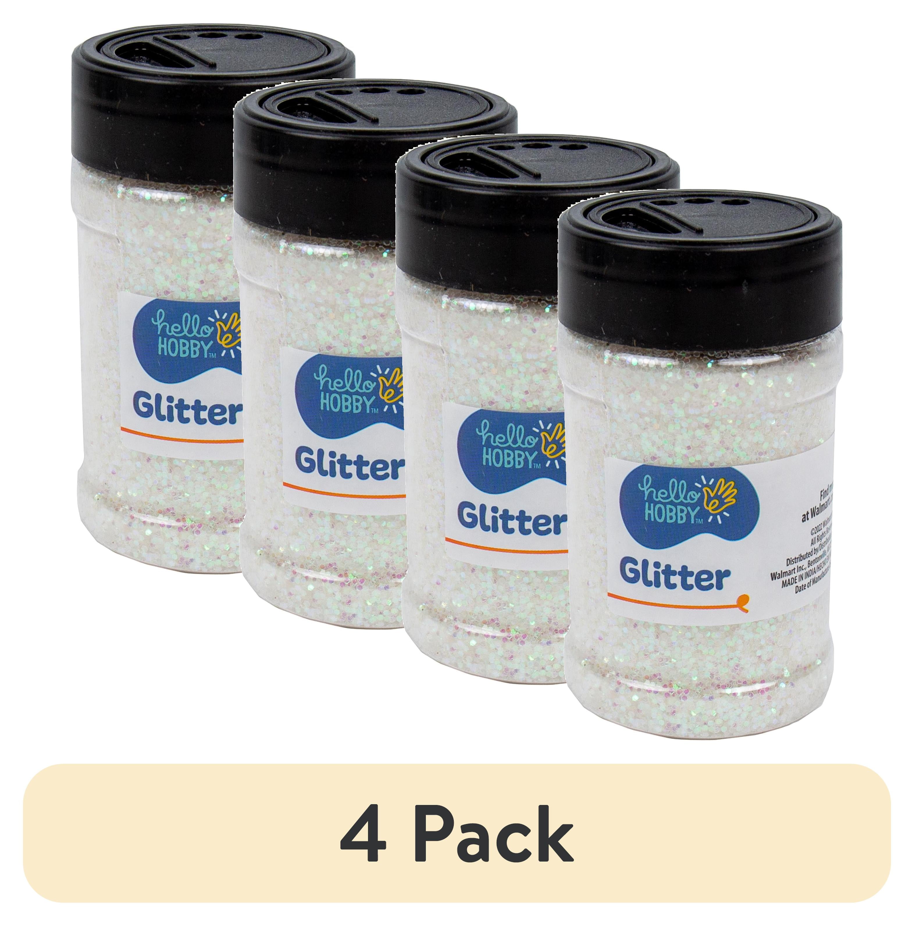 (4 pack) Hello Hobby Iridescent Glitter Shaker, 4 oz.