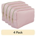 thumbnail image 1 of (4 pack) Hello Hobby Zippered Customizable Nylon Storage Bag, Medium, Pink, 1 of 11