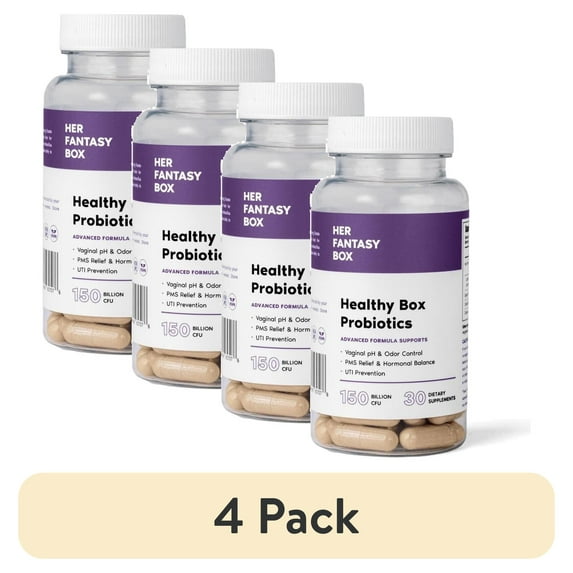 (4 pack) Her Fantasy Box - Healthy Box Probiotics