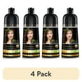 thumbnail image 1 of (4 pack) Herbishh Combo Pack - 2 Pc Hair Color Shampoo, Long Lasting Color, (500 ml, Dark Brown) + 1 Pc Argan Hair Mask, Nourishes Dry & Frizzy Hair (150 ml), 1 of 9