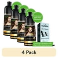 thumbnail image 1 of (4 pack) Herbishh Hair Color Shampoo For Gray Hair – Light Brown Hair Dye Shampoo 3 In 1 | Ammonia-Free 500ml + Color Stain Remover | Hair Color Shampoo For Men & Women, 1 of 3