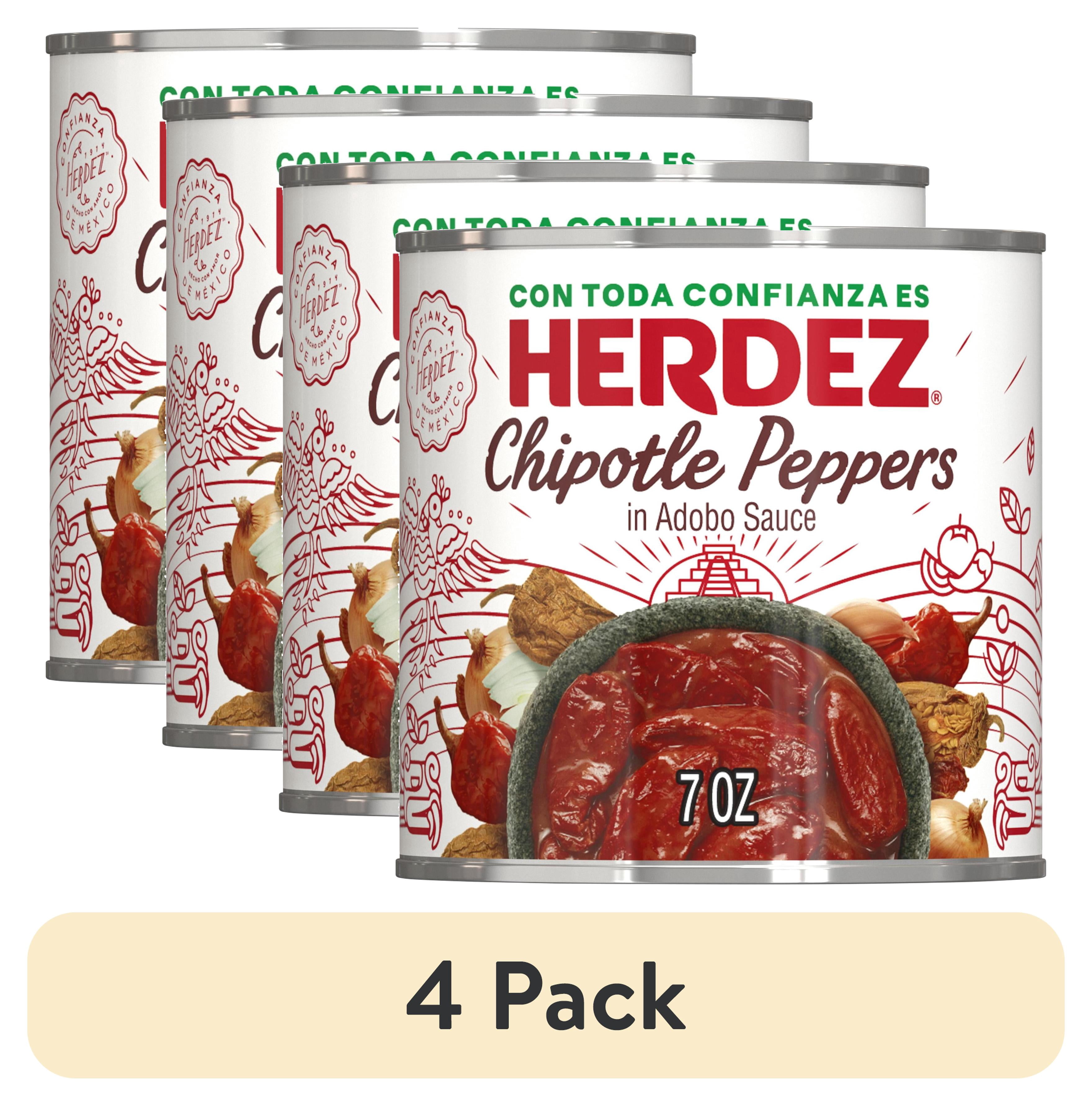 (4 pack) Herdez Peppers - Chilpotle, 7 Oz