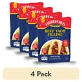 thumbnail image 1 of (4 pack) Hereford Fully Cooked Beef Taco Filling, Shelf Stable Pouch, 6 oz, 1 of 8